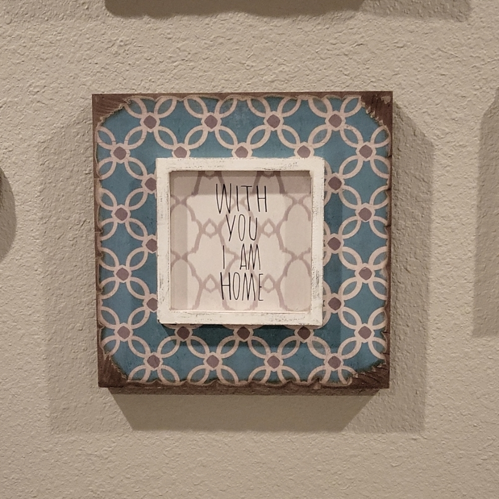 With You wall sign